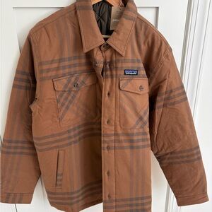 Patagonia Tan Plaid Men's Shirt Jacket